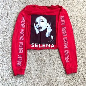 Selena Long Sleeve Crop Top